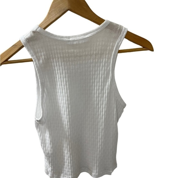 All in Favor white ribbed tank size medium NWT - Picture 2 of 2